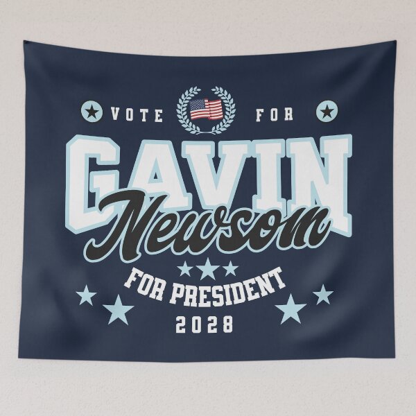 Item preview, Gavin Newsom For President 2028 Patriotic designed and sold by kiwi91.