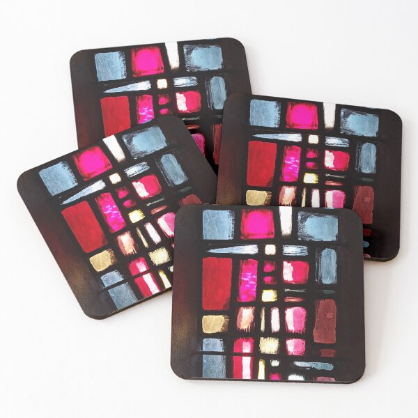 Item preview, Modern stained glass window designed and sold by KNBS.