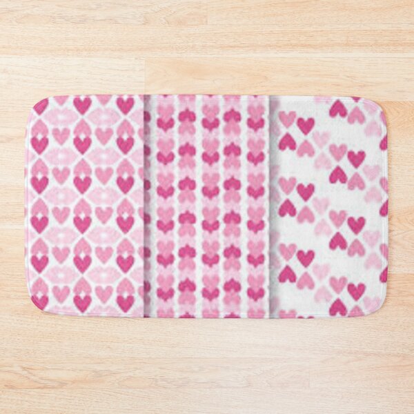 Item preview, red and pink hearts pattern designed and sold by pksart1.