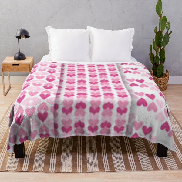 Item preview, red and pink hearts pattern designed and sold by pksart1.