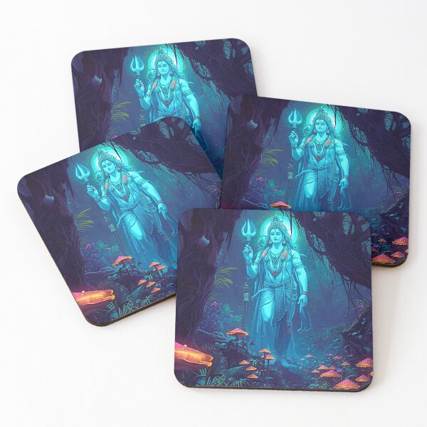 Item preview, Lord Shiva Mandala Energy Art – Mystical Hindu Spiritual Wall Decor designed and sold by BhavnaGamiArts.