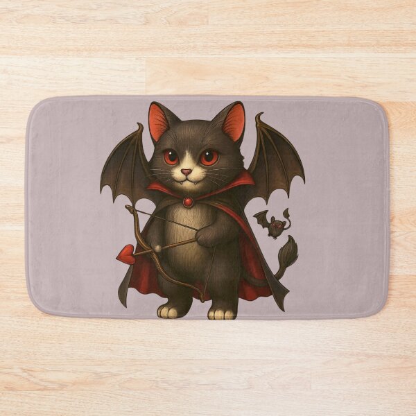 Item preview, Vampire Cat | Cute Kawaii Halloween Bat Kitty designed and sold by E-SarnEdge.