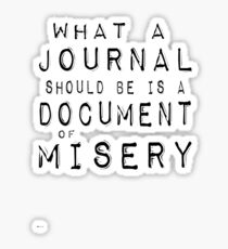 Portland hipster quote Sticker