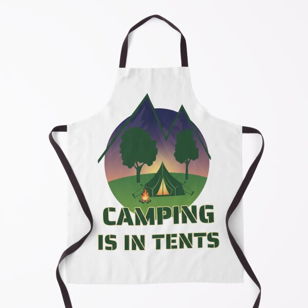 Item preview, Funny "Camping Is In Tents" Outdoor Adventure Pun designed and sold by The Abstract Vision.