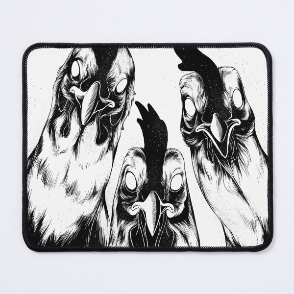Item preview, Fowl - three chickens designed and sold by Luccain.Art.