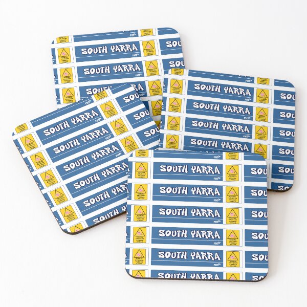 Item preview, South Yarra Station: Drunken Yobbos Ahead designed and sold by Fake Heston’s Scribble Emporium.