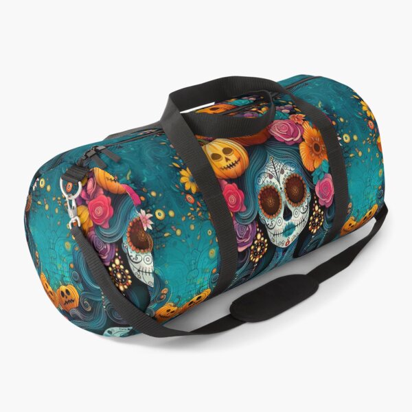 Item preview, Colorful Catrina Illustration - Vibrant Day of the Dead Art designed and sold by Ojo de Lilith.