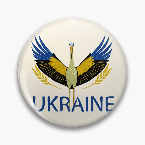 Item preview, Ukraine Stork Bird Ukrainian Heritage Symbol Wings Freedom designed and sold by cabana.space.
