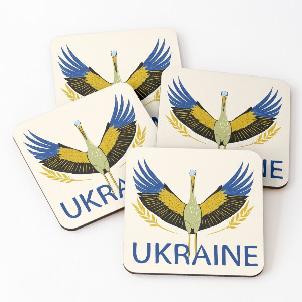 Item preview, Ukraine Stork Bird Ukrainian Heritage Symbol Wings Freedom designed and sold by cabana.space.