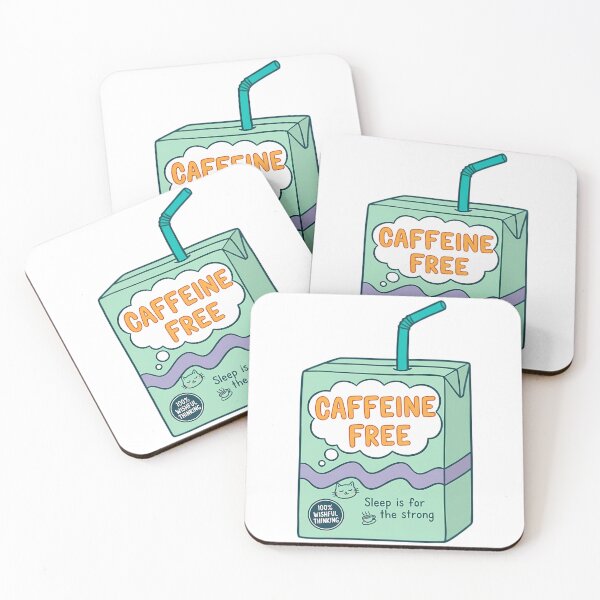 Item preview, Caffeine Free – Sleep Is for the Strong (Kawaii Carton) designed and sold by Celestial-Dreams.