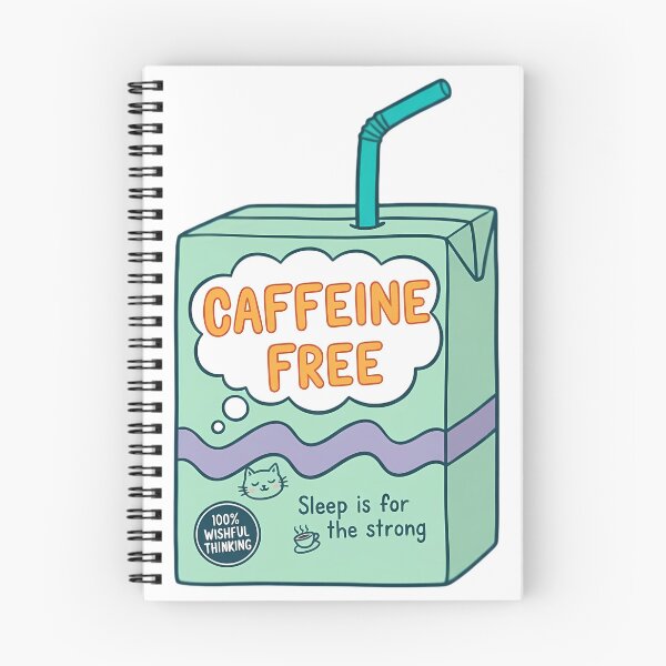 Item preview, Caffeine Free – Sleep Is for the Strong (Kawaii Carton) designed and sold by Celestial-Dreams.