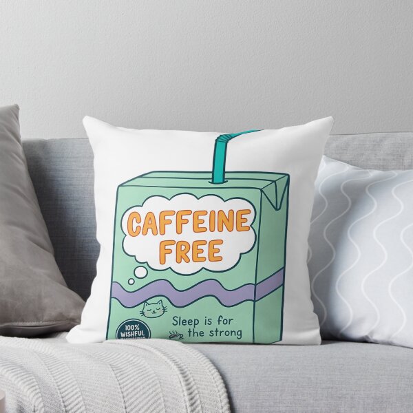 Item preview, Caffeine Free – Sleep Is for the Strong (Kawaii Carton) designed and sold by Celestial-Dreams.