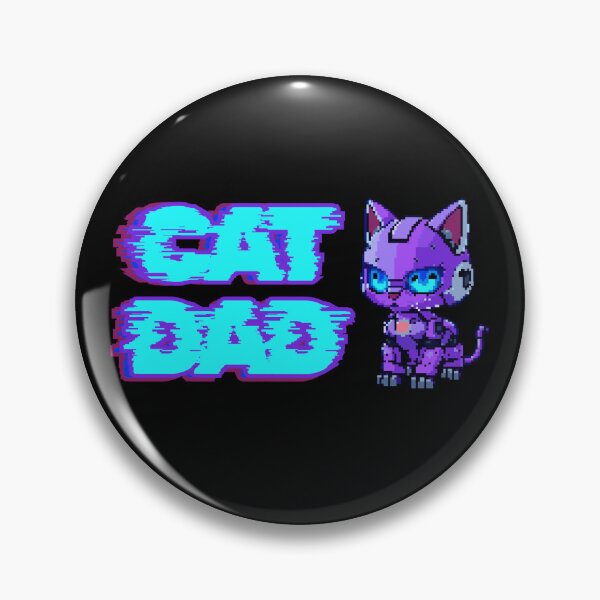 Item preview, Glitch gamer cat designed and sold by BritishDelights.