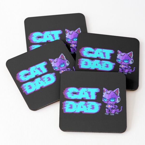 Item preview, Glitch gamer cat designed and sold by BritishDelights.