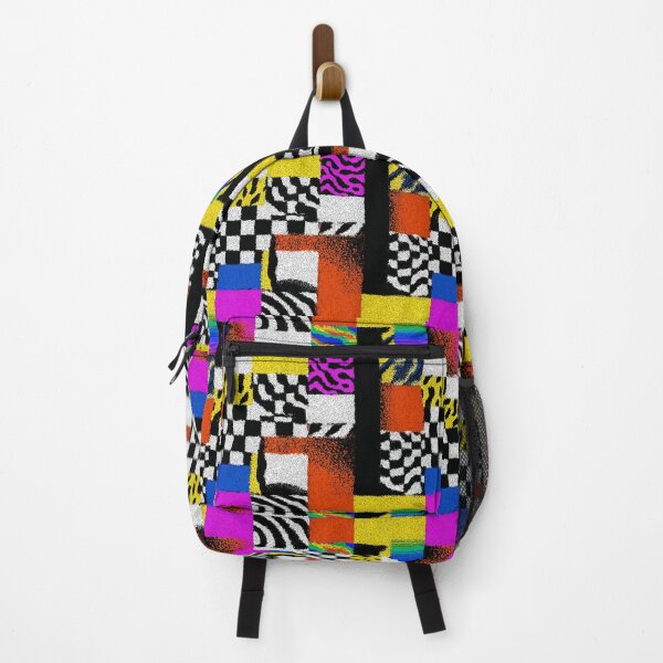 Item preview, 90s Rave Glitch Collage Pattern designed and sold by Prismatect.