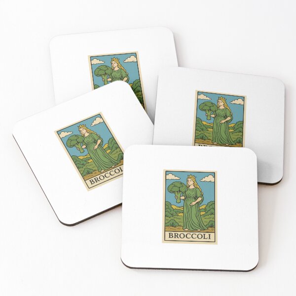 Item preview, Broccoli Tarot card pizza hamburger meme prank weird birthday funny designed and sold by CheeseBlueprint.