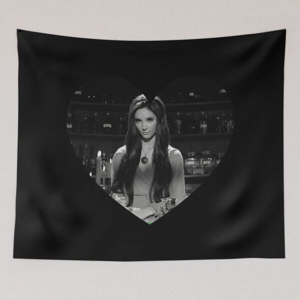 Item preview, The Love Witch Spellwork Heart in Black and White designed and sold by cemetery girl.