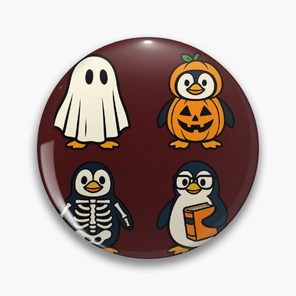 Item preview, Halloween Penguins – Cute Costume Parade  Pingouins Halloween – Défilé de Costumes Mignons   designed and sold by Drawingshirts.