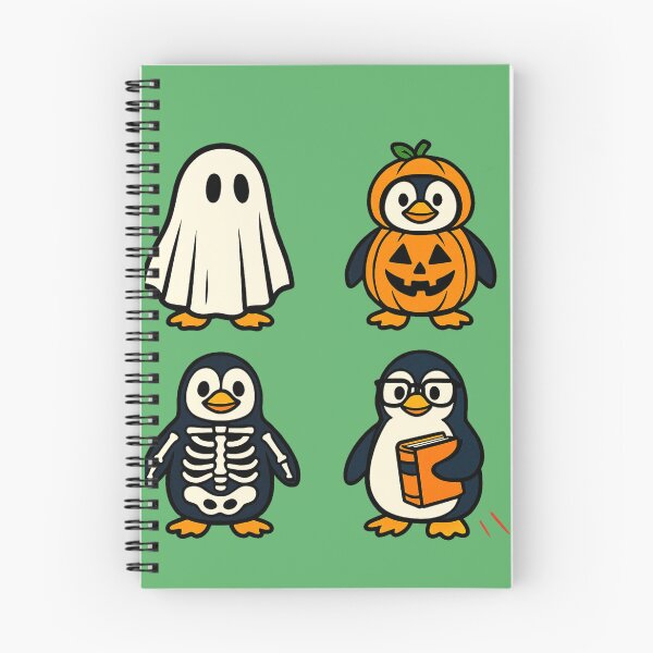 Item preview, Halloween Penguins – Cute Costume Parade  Pingouins Halloween – Défilé de Costumes Mignons   designed and sold by Drawingshirts.