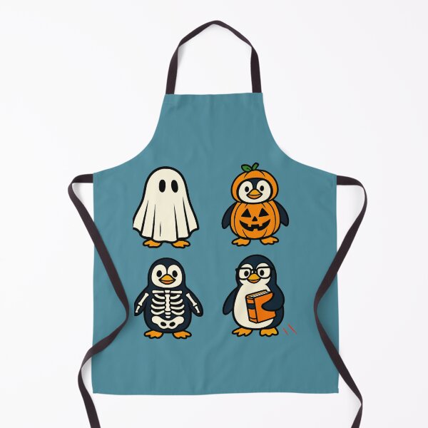 Item preview, Halloween Penguins – Cute Costume Parade  Pingouins Halloween – Défilé de Costumes Mignons   designed and sold by Drawingshirts.