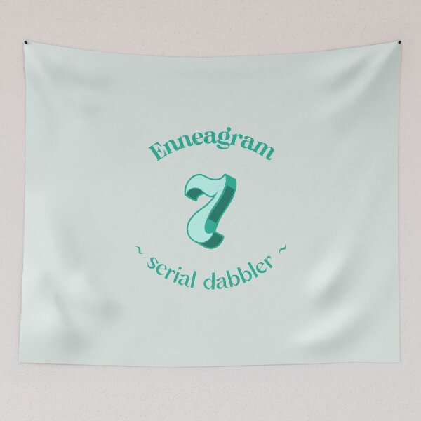 Item preview, Enneagram 7 — Serial Dabbler Funny Personality Design designed and sold by in-meme-veritas.