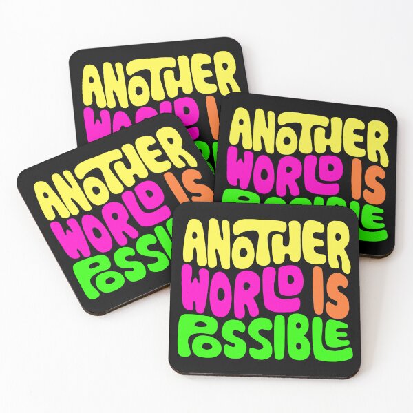 Item preview, Another World Is Possible Word Art designed and sold by Unhinged Heather.