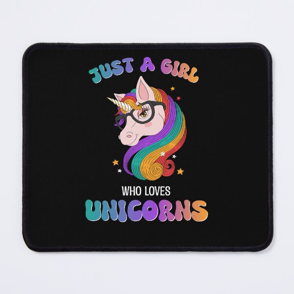 Item preview, Just a Girl Who Loves Unicorns Sparkles Magic Dreams Forever designed and sold by SkeletonsDanger.