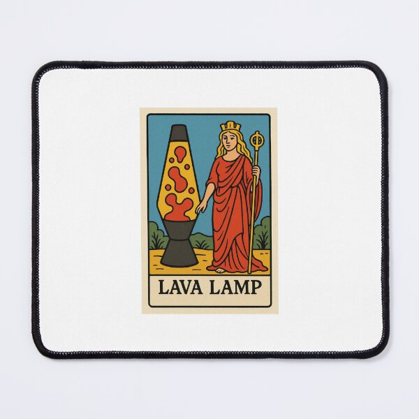 Item preview, Lava Lamp Tarot card pizza hamburger meme prank weird birthday funny designed and sold by CheeseBlueprint.