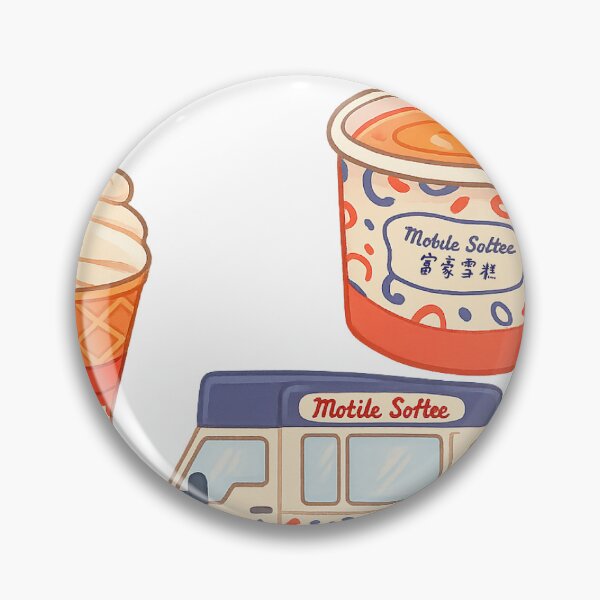 Item preview, Hong Kong Mobile Softee Ice Cream Illustration designed and sold by skyocean0.
