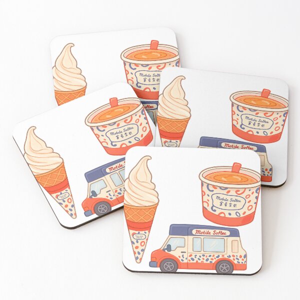 Item preview, Hong Kong Mobile Softee Ice Cream Illustration designed and sold by skyocean0.