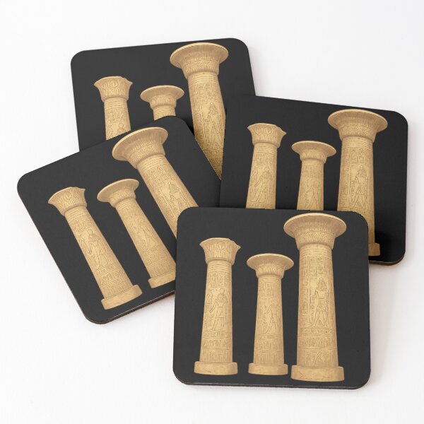 Item preview, Ancient Karnak Temple Columns – Egyptian Heritage Art designed and sold by Queen Cleopatra.