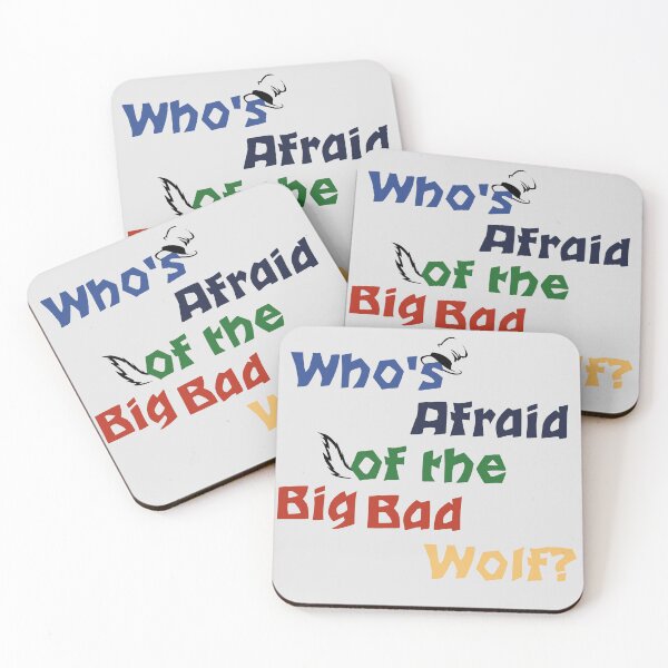 Item preview, Who's afraid of the Big Bad Wolf? designed and sold by zienaxd.
