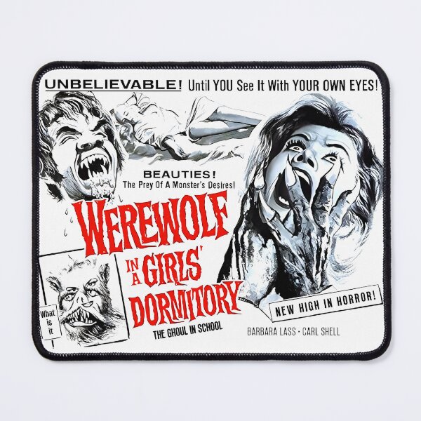 Item preview, Werewolf in a Girls Dormitory Movie Poster designed and sold by ArchimedesPrime.