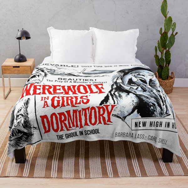 Item preview, Werewolf in a Girls Dormitory Movie Poster designed and sold by ArchimedesPrime.