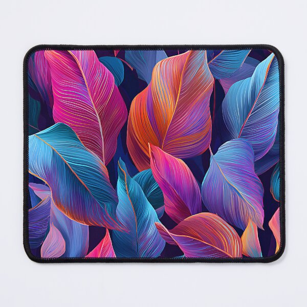 Item preview, Fantasy Tropical Island Leaves In Exotic Caribbean Colors designed and sold by DEC02.