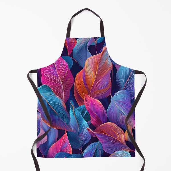 Item preview, Fantasy Tropical Island Leaves In Exotic Caribbean Colors designed and sold by DEC02.