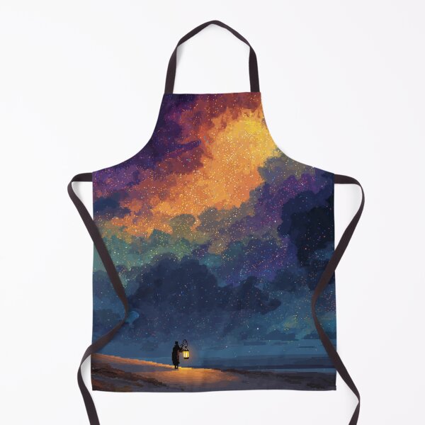 Item preview, Traveler Under the Cosmic Sky Pixel Art designed and sold by Rtymer.