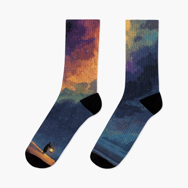 Item preview, Traveler Under the Cosmic Sky Pixel Art designed and sold by Rtymer.