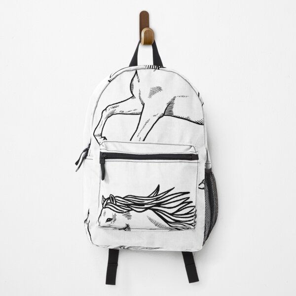 Item preview, woodcut running horse designed and sold by Kirsten Tjelmeland.
