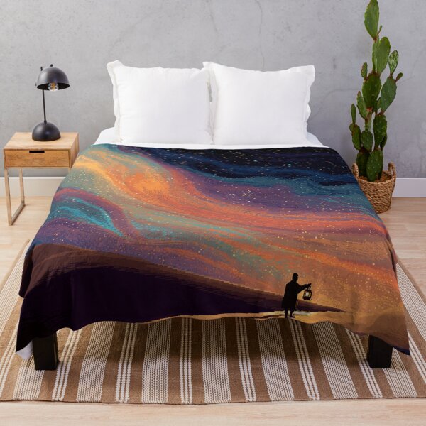 Item preview, Traveler Under the Cosmic Sky Pixel Art designed and sold by Rtymer.