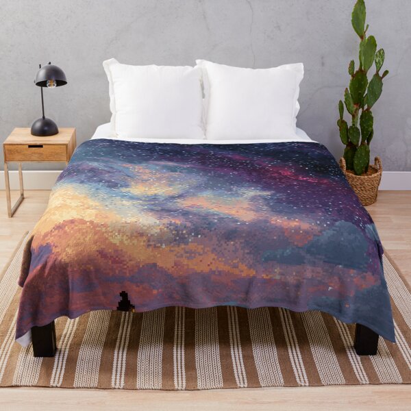 Item preview, Traveler Under the Cosmic Sky Pixel Art designed and sold by Rtymer.