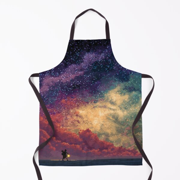Item preview, Traveler Under the Cosmic Sky Pixel Art designed and sold by Rtymer.