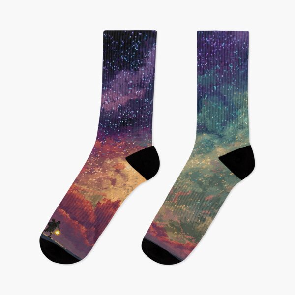 Item preview, Traveler Under the Cosmic Sky Pixel Art designed and sold by Rtymer.