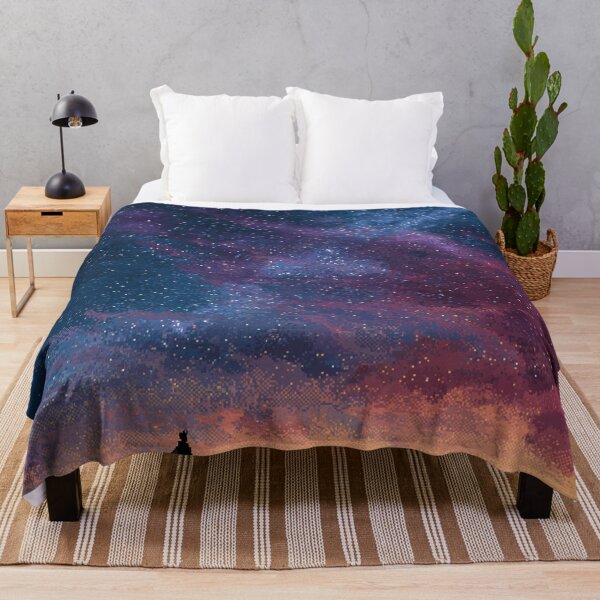 Item preview, Traveler Under the Cosmic Sky Pixel Art designed and sold by Rtymer.