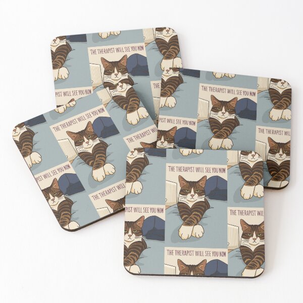 Item preview, The Therapist Will See You Now designed and sold by BooksMyCatsStol.