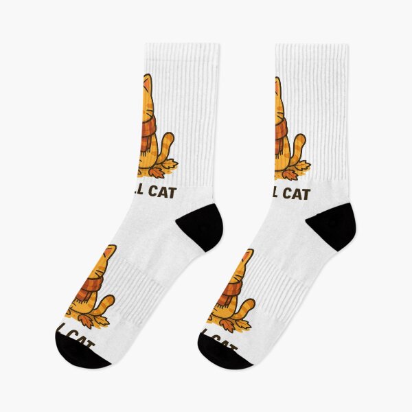 Item preview, Cozy Fall Cat – Cute Autumn Cartoon Cat with Scarf – Fall Vibes T-Shirt designed and sold by MeowLaugh.