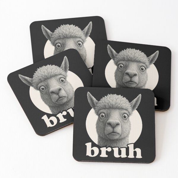 Item preview, Funny Alpaca Bruh Humor Meme Animal Lover Boys Girls Kids designed and sold by rafaeltto.