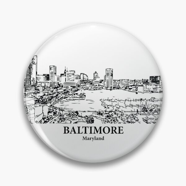 Item preview, Baltimore - Maryland designed and sold by Lakeric Cityscapes.