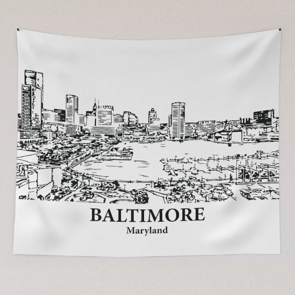 Item preview, Baltimore - Maryland designed and sold by Lakeric Cityscapes.