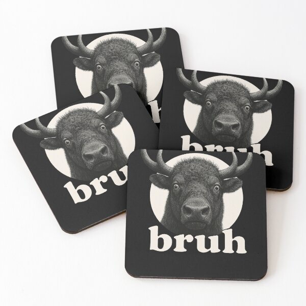 Item preview, Funny Bison Bruh Humor Meme Animal Lover Boys Girls Kids designed and sold by rafaeltto.